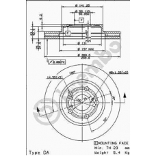 09.7395.10 BREMBO Тормозной диск
