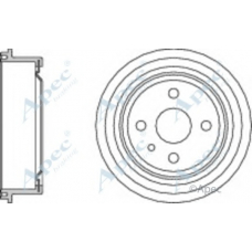 DRM9104 APEC Тормозной барабан
