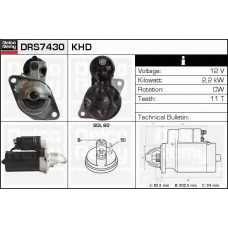 DRS7430 DELCO REMY Стартер