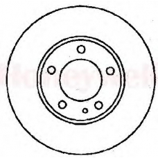 561186B BENDIX Тормозной диск