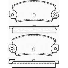 T0628 PAGID Комплект тормозных колодок, дисковый тормоз