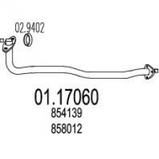 01.17060 MTS Труба выхлопного газа