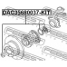 DAC35680037-KIT FEBEST Комплект подшипника ступицы колеса