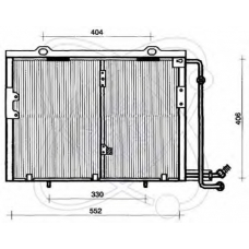 30M0029 ELECTRO AUTO Конденсатор, кондиционер