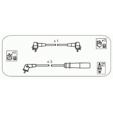 JP207 JANMOR Комплект проводов зажигания