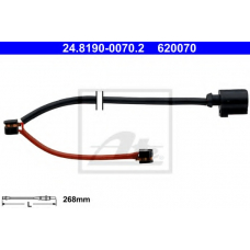 24.8190-0070.2 ATE Сигнализатор, износ тормозных колодок