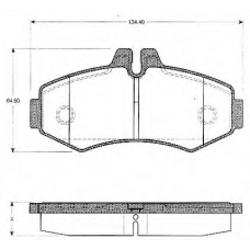 BLF1096 QUINTON HAZELL Комплект тормозных колодок, дисковый тормоз