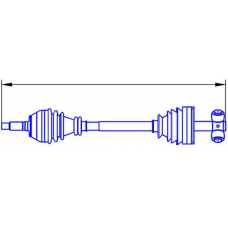 12814 SERCORE Приводной вал