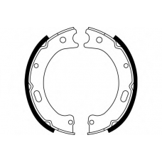 S836 SIMER Комплект тормозных колодок