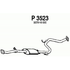 P3523 FENNO Средний глушитель выхлопных газов