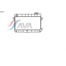 LA2012 AVA Радиатор, охлаждение двигателя