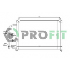 PR 1106C1 PROFIT Конденсатор, кондиционер