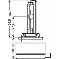 66152 OSRAM Лампа накаливания, фара дальнего света; лампа нака