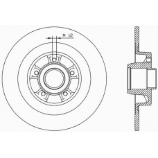 BDR1962.10 OPEN PARTS Тормозной диск