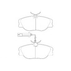 WBP21147A WAGNER LOCKHEED Комплект тормозных колодок, дисковый тормоз