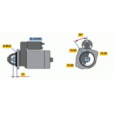 0 001 368 058 BOSCH Стартер