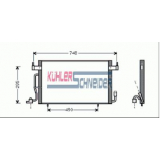 1523901 KUHLER SCHNEIDER Конденсатор, кондиционер