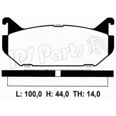 IBR-1307 IPS Parts Комплект тормозных колодок, дисковый тормоз