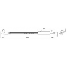 VBH409 MOTAQUIP Тормозной шланг