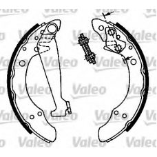 554724 VALEO Комплект тормозных колодок