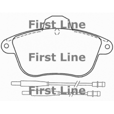 FBP1263 FIRST LINE Комплект тормозных колодок, дисковый тормоз