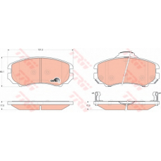 DP1010.10.0063 Dr!ve+ Комплект тормозных колодок, дисковый тормоз