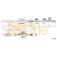 11.3038 COFLE Трос, управление сцеплением