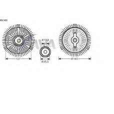 MSC409 AVA Сцепление, вентилятор радиатора
