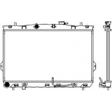 3221-1005 SAKURA  Automotive Радиатор, охлаждение двигателя