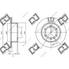 BD1066 DJ PARTS Тормозной диск