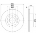 MDC1640 MINTEX Тормозной диск