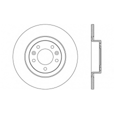 BDR2650.10 OPEN PARTS Тормозной диск