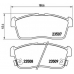 P 79 012 BREMBO Комплект тормозных колодок, дисковый тормоз