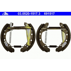 03.0520-1517.3 ATE Комплект тормозных колодок