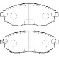 FD7478A NECTO Комплект тормозных колодок, дисковый тормоз