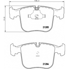 8DB 355 008-251 HELLA Комплект тормозных колодок, дисковый тормоз