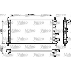 731734 VALEO Радиатор, охлаждение двигателя