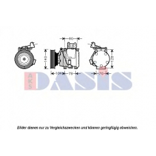 850402N AKS DASIS Компрессор, кондиционер
