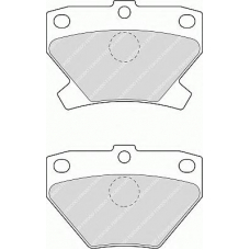 FDB1395 FERODO Комплект тормозных колодок, дисковый тормоз