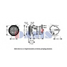 851800N AKS DASIS Компрессор, кондиционер