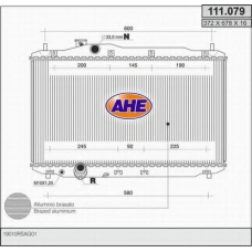 111.079 AHE Радиатор, охлаждение двигателя