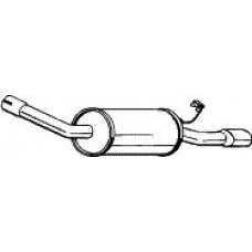 154-017 BOSAL Глушитель выхлопных газов конечный