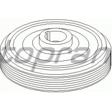 721 025 TOPRAN Ременный шкив, коленчатый вал