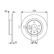 0 986 479 515 BOSCH Тормозной диск