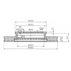 BDC3471 QUINTON HAZELL Тормозной диск