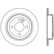 BDR2430.10 OPEN PARTS Тормозной диск