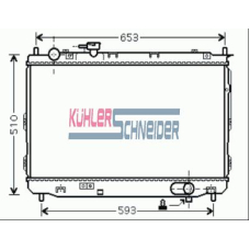 5200571 KUHLER SCHNEIDER Радиатор, охлаждение двигател