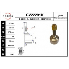 CV22291K EAI Шарнирный комплект, приводной вал