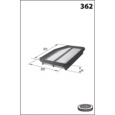 ELP9258 MECAFILTER Воздушный фильтр