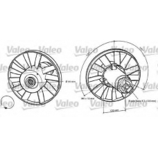698371 VALEO Вентилятор, охлаждение двигателя